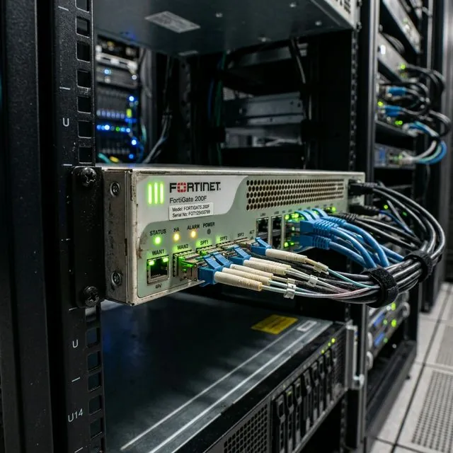 IT professional analyzing Fortinet Firewall traffic