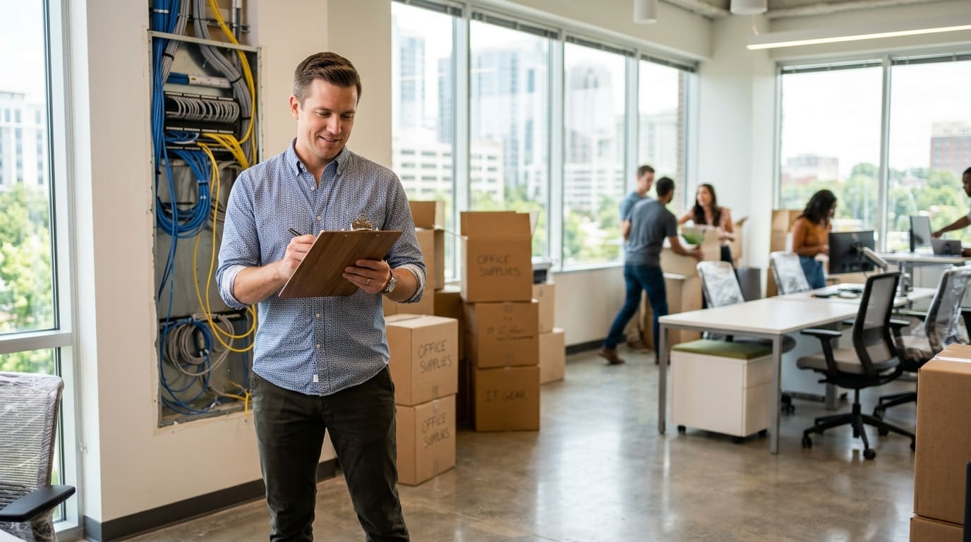 The IT Checklist for Moving Your Business to a New Office in Charlotte