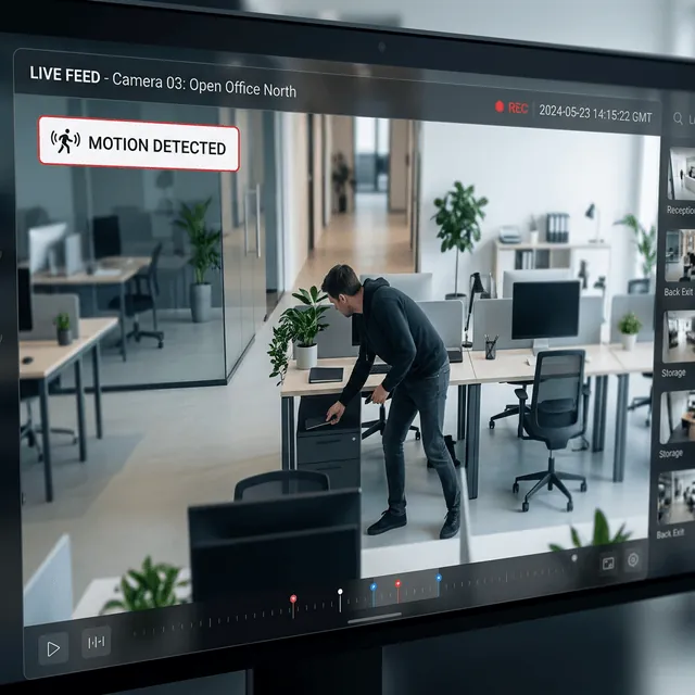 UniFi Protect Camera Catching Office Theft